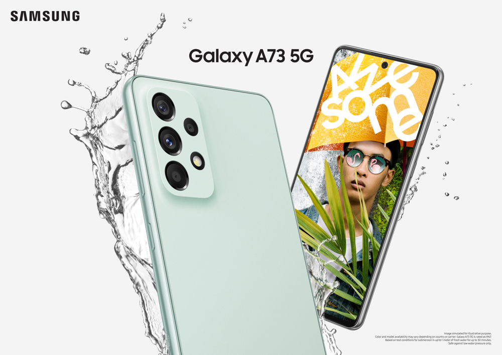 دوربین گوشی Galaxy A73 5G سامسونگ